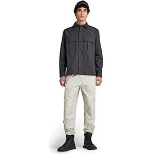 G-STAR RAW Utility Relaxed Overhemd voor heren, meerdere kleuren (Dk Black Htr D21080-c903-7293), L