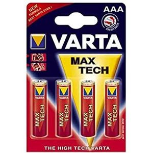 Varta 4703101404 batterijen Max Tech (AAA/LR3), 4 stuks