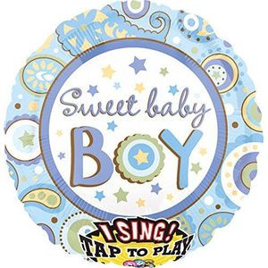 Amscan folieballon Sing-A-Tune Sweet Baby Boy