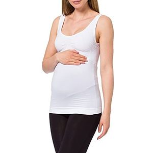 Bellissima Functioneel zwangerschapsshirt voor dames, wit (wit 099), 42 NL