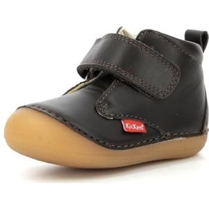 Kickers Sabio uniseks-kind Oxford instapschoen,DONKER BRUIN,18 EU