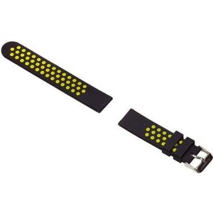 Garett Sport 17 Smartwatch siliconen riem, zwart/geel