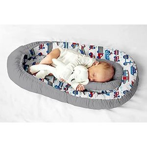 Kospu Multifunctionele Babynest Cocoon Baby Baby Baby Cocoon Bumper Reiswieg 100% Katoen Anti-Allergisch