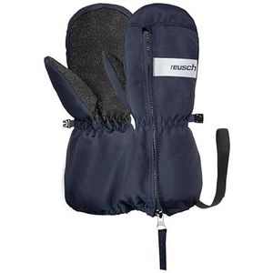 Reusch Moritz Mitten warme, winddichte en ademende wanten, handschoenen, wanten, winterhandschoenen voor baby's, peuters, meisjes en jongens met praktische ritssluiting