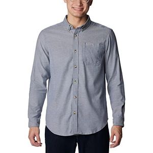 Columbia Heren Rapid Rivers II shirt met lange mouwen, Dark Mountain Oxford, Large, Dark Mountain Oxford, L