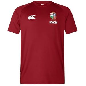 Canterbury Heren British and Irish Lions Everest T-shirt, Red Dahlia, S