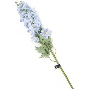 Floral Elegance 105 cm Kunstmatige ""Blauwe Kaars Larkspur"" Single Stem Kaars Larkspurs Dozen Blauw