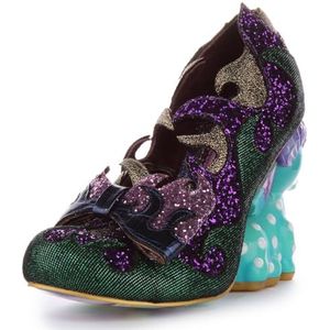 Irregular Choice Dragon's Lair Oxford dames, Groen, 38 EU