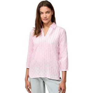 CECIL - Gestreepte Blouse - Lichtblauw - Katoenmix