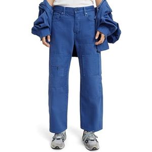 G-STAR RAW Bowey 3D Boyfriend Patch Enkel WMN jeans, blauw (Faded Blue Papillon GD Patched D24528-d300-g366), 27W x 32L dames, Blauw (Faded Blue Papillon Gd Patched D24528-d300-g366), 27W X 32L