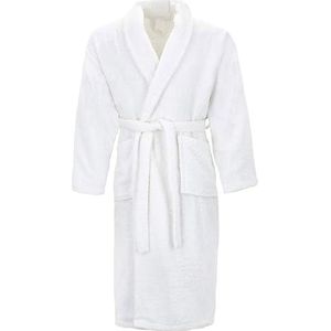 WellHome - WH13797L - Badjas - Wit - 100% Katoen