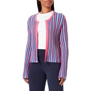 SIDONA Dames Cardigan 11026972-SI01, Roze Veelkleurig, M, roze, meerkleurig, M