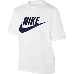 Nike T-shirt voor kinderen, zwart, 8U7065023, Wit, 6-7 Jaren