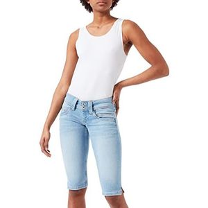 Pepe Jeans Venus Crop Shorts voor dames, 000 denim, 30W Regular