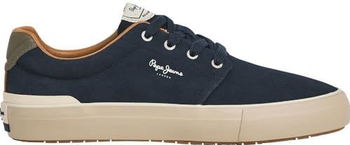 Pepe Jeans Heren Ben Casual M Sneak, Blauw (Navy), 6.5 UK, Blauw marine, 40 EU