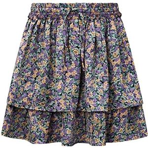 Retour Jeans Girls Rok Flore in The Color Light Apple Green, Light Apple Green, 6-8 Jaren