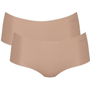 Sloggi Dames Zero Microfiber 2.0 C2P Short, Cameo Brown, XL