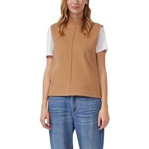 Sweatshirt - Gemêleerd - Mouwloos - Katoenmix