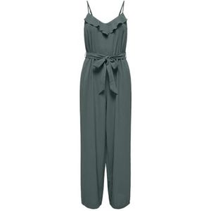 ONLY Onlcali S/L Long WVN Noos jumpsuit voor dames, groen, 3XL