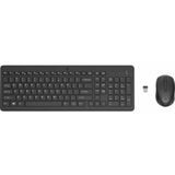 HP 300 Wireless Mouse and Keyboard Combination toetsenbord Inclusief muis Universeel RF Draadloos Zwart