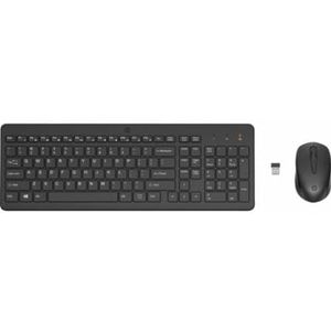 HP 300 Wireless Mouse and Keyboard Combination toetsenbord Inclusief muis Universeel RF Draadloos Zwart