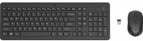 HP 300 Wireless Mouse and Keyboard Combination toetsenbord Inclusief muis Universeel RF Draadloos Zwart