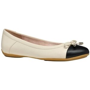 Geox D Charlene C ballerina's voor dames, Papyrus Zwart, 37 EU