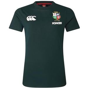 Canterbury Katoenen jersey met Britse en Ierse leeuwen voor dames, Scarabee, maat 10