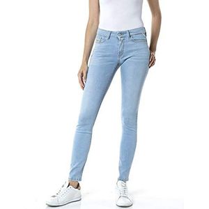 Replay Damesjeans New Luz Skinny-Fit met Power Stretch, 010, lichtblauw, 24W / 30L