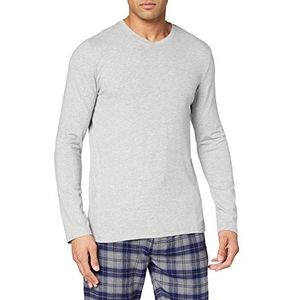Huber heren pyjama top, grijs (Sport Grey 9612), XXL