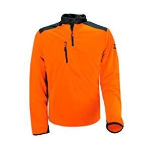 Solidur TEMLOR - Coolmax T-shirt met lange mouwen - Buitengewoon comfort en bescherming - Bescherming tegen UVA en UVB - Maat S - Oranje