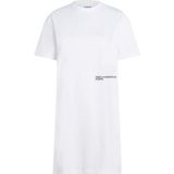 Karl Lagerfeld - Karlism Tee Dress - Wit - Jerseyjurk