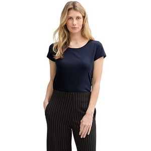 Tom Tailor - T-shirt - Effen - Puur Katoen - Regular Fit