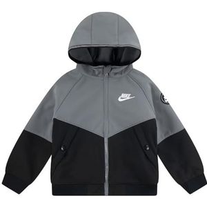 Jack - Smoke Grey - Met Capuchon - Logoprint - Ritssluiting