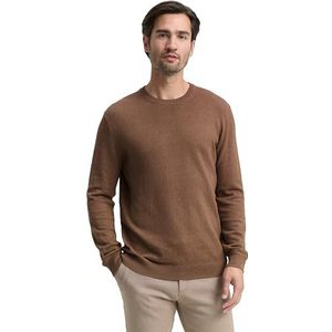Tom Tailor - 1048015 - Herentrui - Dark Taupe Melange