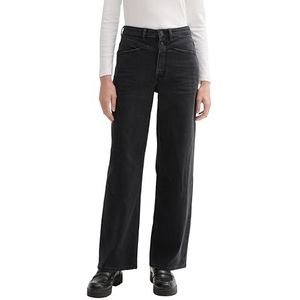 TOM TAILOR Dames Jeans, 10263 - Black Stone Wash Denim, 25W x 32L