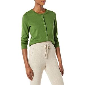 Amazon Essentials Lichtgewicht trui met ronde hals voor dames (verkrijgbaar in grote maten), licht jade groen, X-Small