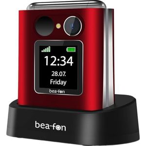 Bea-Fon - Fold 10 - Sleutel Mobiele Telefoon - Rood