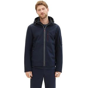 TOM TAILOR Heren 1041080 Jas, 10668-Sky Captain Blue, L, 10668 - Sky Captain Blue, L