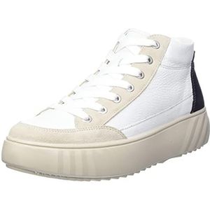 ARA Monaco sneakers voor dames, Shell Wit Blauw, 36.5 EU Breed