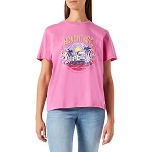 Springfield Adventures T-shirt voor dames, Granaat, S