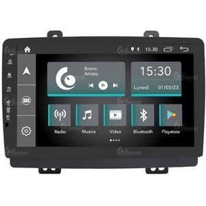 JFSound - DR F35 - Autostereo - Zwart - 9 inch - Android GPS Bluetooth WiFi DAB Touchscreen Carplay Android Auto