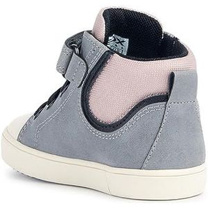 Geox Meisjes B Gisli Girl D Sneakers, Grey Pink, 27 EU