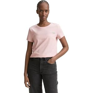 TOM TAILOR Denim T-shirt voor dames, 34022 - Soft Silver Pink, XXL
