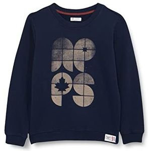 Noppies Jongens Boys Sweater Lange Mouwen Kent Pullover, Black Iris - P554, 134 cm
