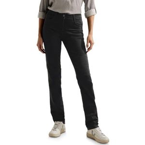 Cecil - Toronto - Jeansbroek - Zwart - Dames - Slim Fit - Hoge Taille