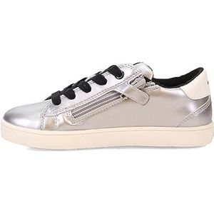 Geox J Kathe Girl H Sneakers voor meisjes, zilver, 34 EU