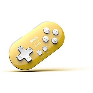 8Bitdo Zero 2 Bluetooth Gamepad for Switch, PC, Macos, Android (Yellow Edition) (Nintendo Switch//)