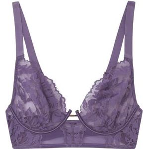 women'secret Bustier-beha van kant, tule, violet, lila, 100B