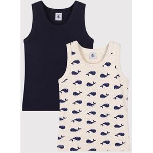 Petit Bateau Tanktops (2 stuks) voor jongens, Variant 1:, 8 Jaren